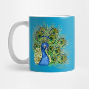 Peacock portrait Mug